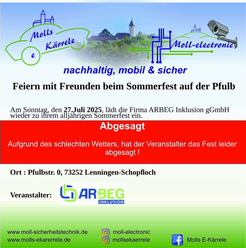 Sommerfest Pfulb