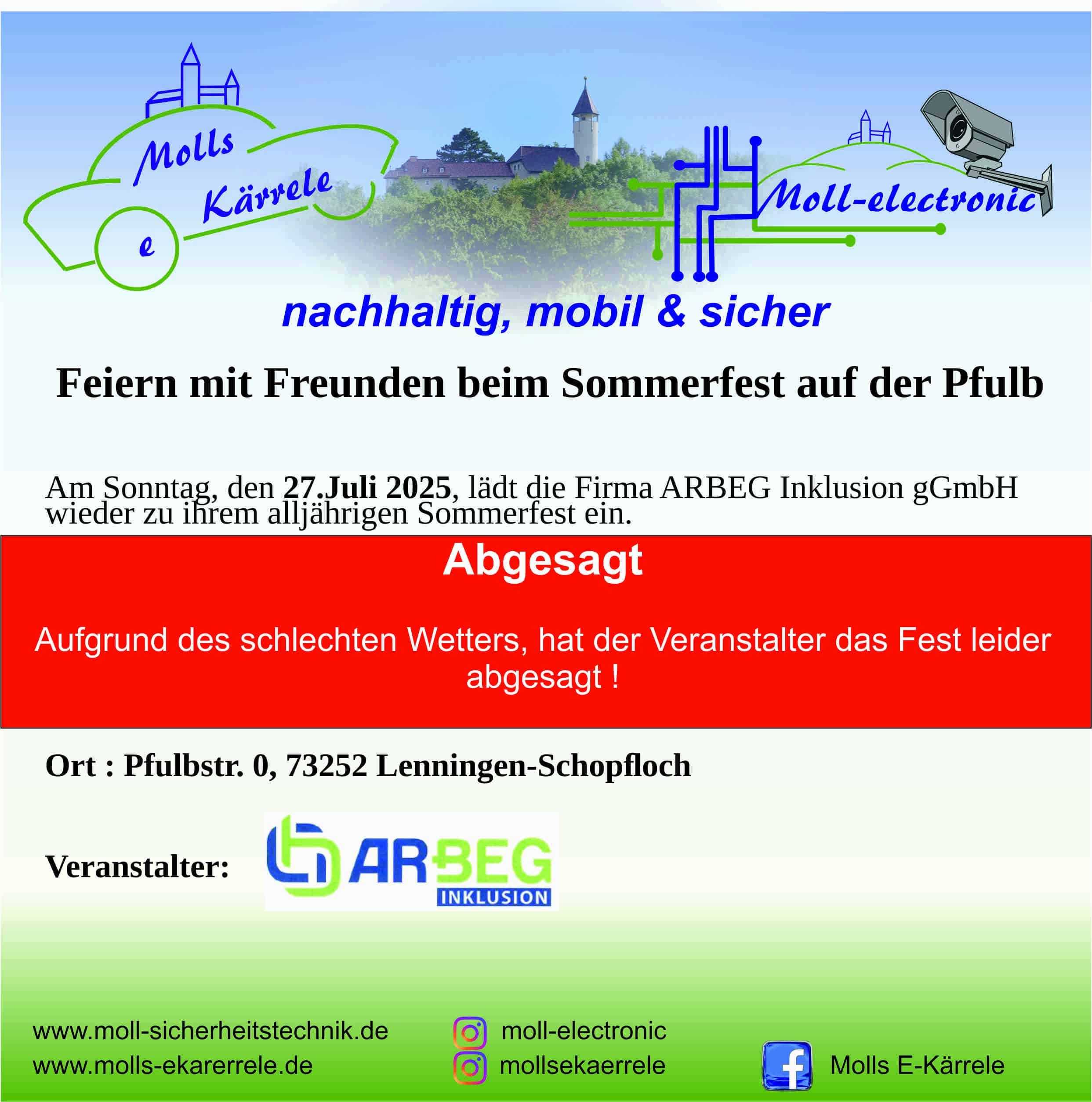 Sommerfest Pfulb